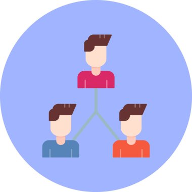 Takım çalışması. Web simgesi