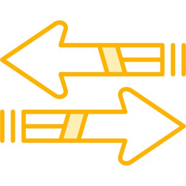 Ok yönü yön simgesi