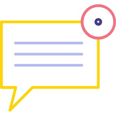 Sohbet yorum simgesi özet biçimi