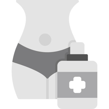 kadın gövde ikonu.