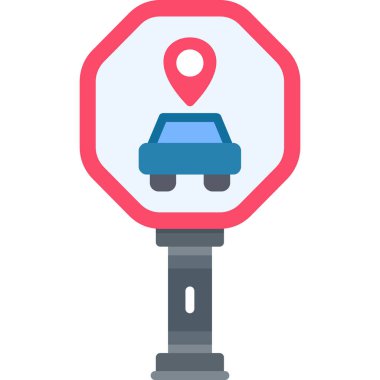 konum. Web simgesi basit illüstrasyon