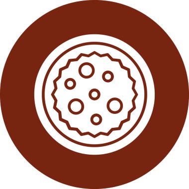 Çikolata. Web simgesi basit illüstrasyon