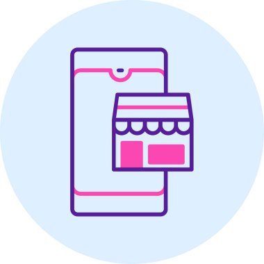 Kart. Web simgesi basit illüstrasyon