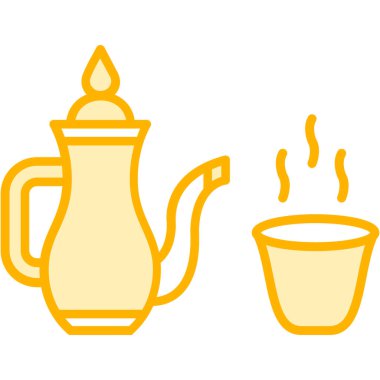 Çay ve çaydanlığın temsili