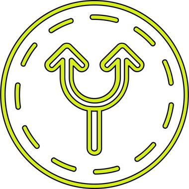 ok işareti simgesi, vektör çizimi