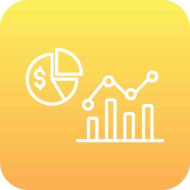 grafik ikonu vektör illüstrasyonu