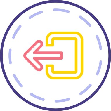 Ok. Web simgesi basit illüstrasyon