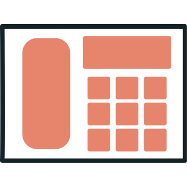 hesap makinesi simgesi, satır ve renk biçimi