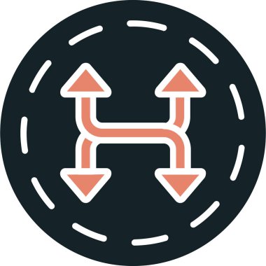 Yol işaretleri. Basit illüstrasyon