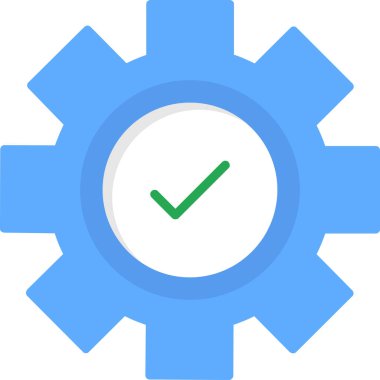 dişli simgesi vektör illüstrasyonu