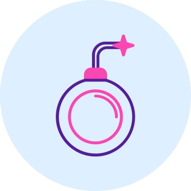 Bomba. Web simgesi basit illüstrasyon