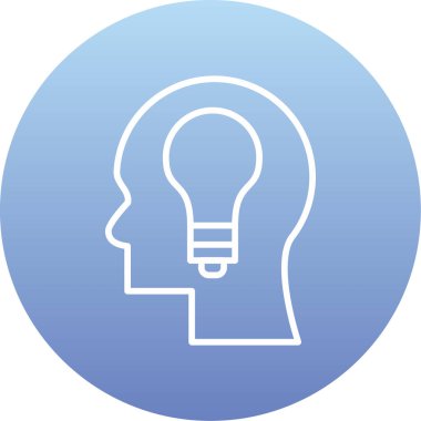 Bir fikrim var. Web simgesi basit tasarım