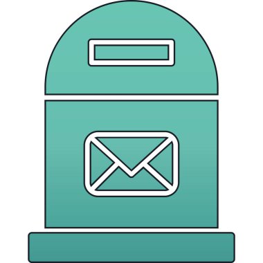 posta simgesi, vektör illüstrasyonu