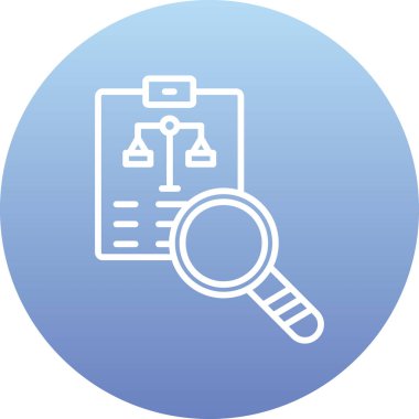 Arama simgesi vektör illüstrasyonu