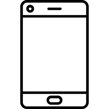 Telefon simgesi vektör illüstrasyonu