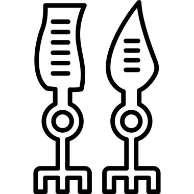 iki bayrak simgesi. özet biçimi