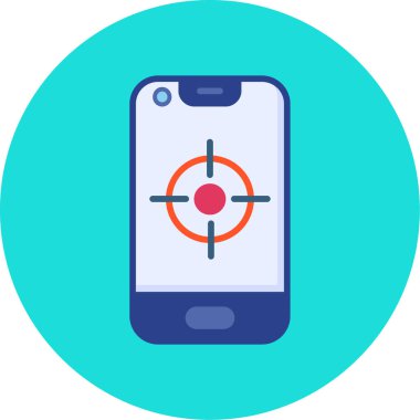 Modern b - telefon simgesinin vektör illüstrasyonu