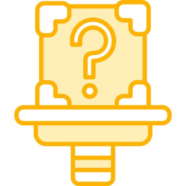 Soru işareti simgesi. Web için faq işaret simgelerinin özet çizimi