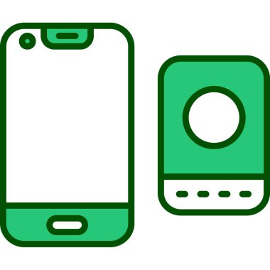 Cep telefonu simgesi vektör illüstrasyon tasarımlı akıllı telefon