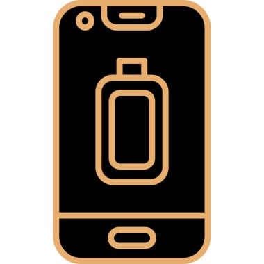 Akıllı telefon. Web simgesi basit illüstrasyon