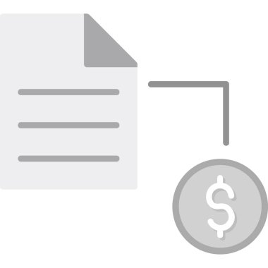 belge düz simge vektörü, iş simgesi