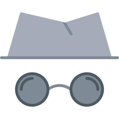 gözlük ikonu vektör illüstrasyonu