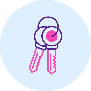 Anahtar. Web simgesi basit illüstrasyon