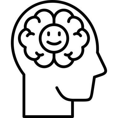 Beyni olan bir adamın kafası.