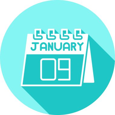 Takvim işareti simgesini, vektör çizim