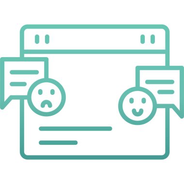 Modern simgenin vektör illüstrasyonu