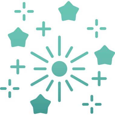 Taslak biçiminde noel yıldızı dekorasyon simgesi