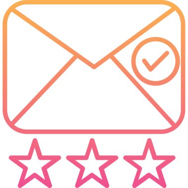 Bir yıldız simgesinin vektör illüstrasyonu