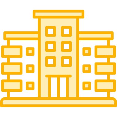 mimari yapı şehir simgesi - taslak biçimi