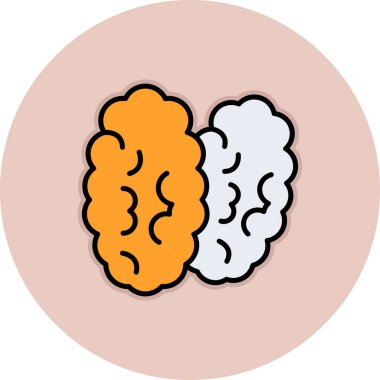 Bir virüs simgesinin vektör illüstrasyonu