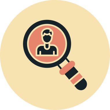 Ara. Web simgesi basit illüstrasyon