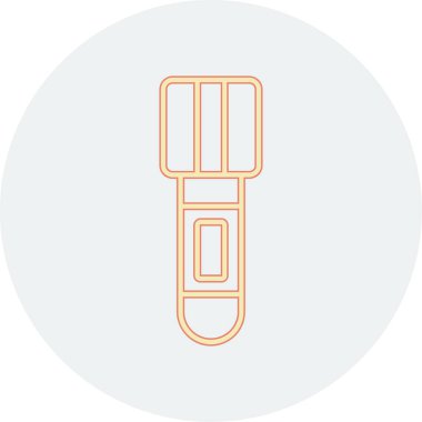 Mutfak gereçleri ince çizgi biçimi simgesi