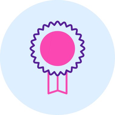 Madalya. Web simgesi basit illüstrasyon