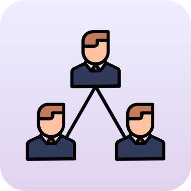 bir grup insan simgesi vektör illüstrasyon tasarımı