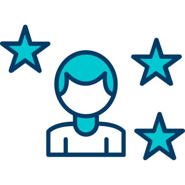 Beğeni simgesi, vektör illüstrasyonu