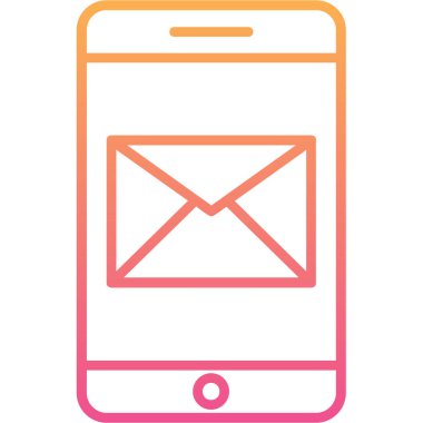 e- posta simgesi, vektör illüstrasyonu