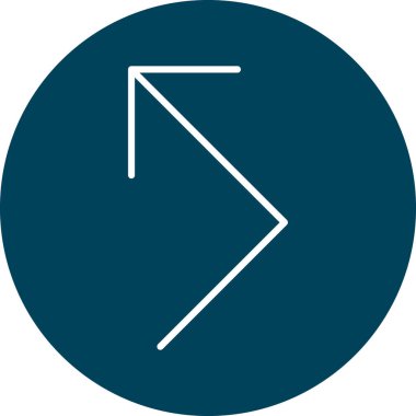 vektör yönü ok simgesi