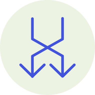 ok simgesi vektör illüstrasyonu