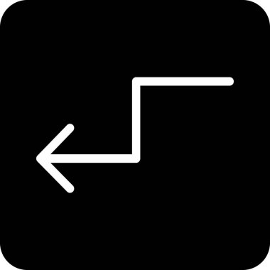 Web projesi için sağ ok vektör simgesi