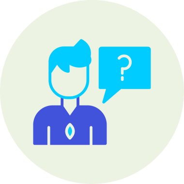 Soru işareti vektör illüstrasyonu