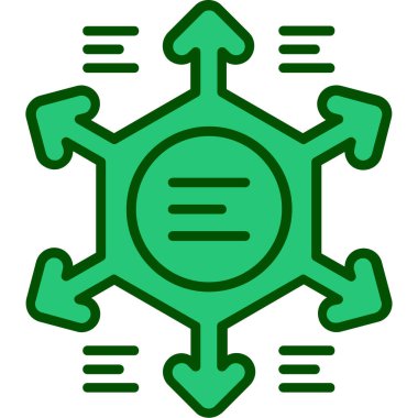 Biyolojik tehlike simgesi. özet biyolojik tehlike vektör simgesi rengi düz izole