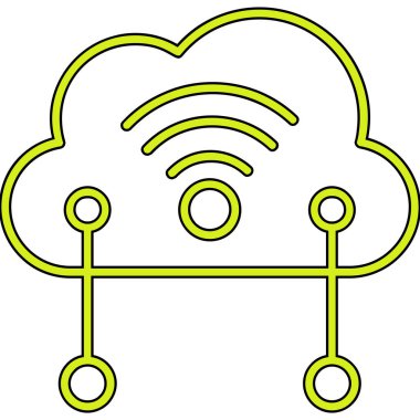 Bulut hesaplama. Web simgesi