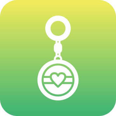 Kalp ikonu vektör illüstrasyonu