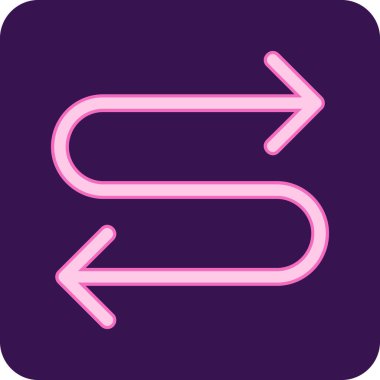 ok simgesi, modern tasarım illüstrasyonu