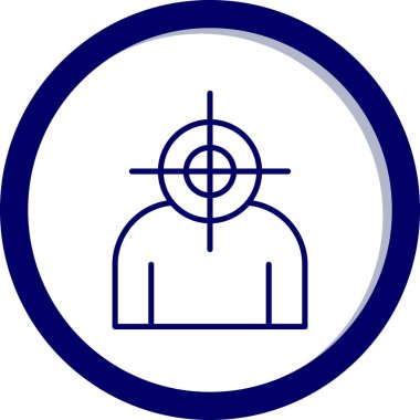 hedef simgesini modaya uygun bir tasarım tarzı. hedef simgesi beyaz arka plan üzerinde izole. hedef vektör simgesi basit ve modern düz sembolü.