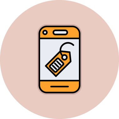 Alışveriş arabası ikon vektör illüstrasyonu